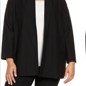 Eileen Fisher Open Front Shawl Collar Cardigan 3x